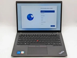 Lenovo ThinkPad T14 Gen 3 14" FHD+ i5-1235U 16 GB RAM 1 TB SSD Windows 11 Pro posteriore - Foto 1 di 9