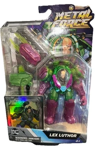 Set action figure DC COMIC METAL FORCE Lex Luthor 4” NUOVE in confezione sigillata  - Foto 1 di 3