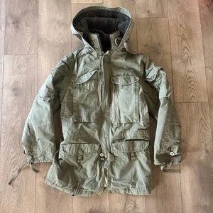 VTG THE GAP COLD WEATHER HOODED 69 GI PARKA Sz Small Military Jacket - Picture 1 of 10