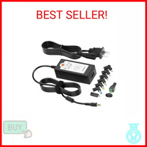 POWSEED Universal 45W 5V 6V 7.5V 9V 12V 13.5V 15V AC DC Power Adapter for Househ - Picture 1 of 2