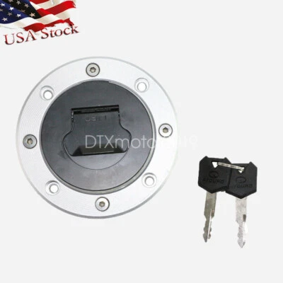 US Stock Fuel Gas Cap Keys For Suzuki GSXR1300 Hayabusa GSXR600 Katana Foto 1 de 4