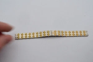 Universal Geneve Ladies Steel/Gold Bracelet 13MM Vintage - Picture 1 of 2