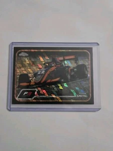 2024 Topps Chrome Formula 1 F3 Tommy Smith F1 Logofractor Black #10/10 #135 CAR - Picture 1 of 3