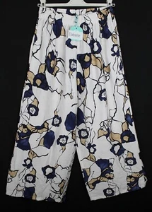 PANTALÓN SEÑORA VERANO LAGENLOOK ESTAMPADO FLORAL PIERNA ANCHA PALAZZO CINTURA ELÁSTICA - Imagen 1 de 5