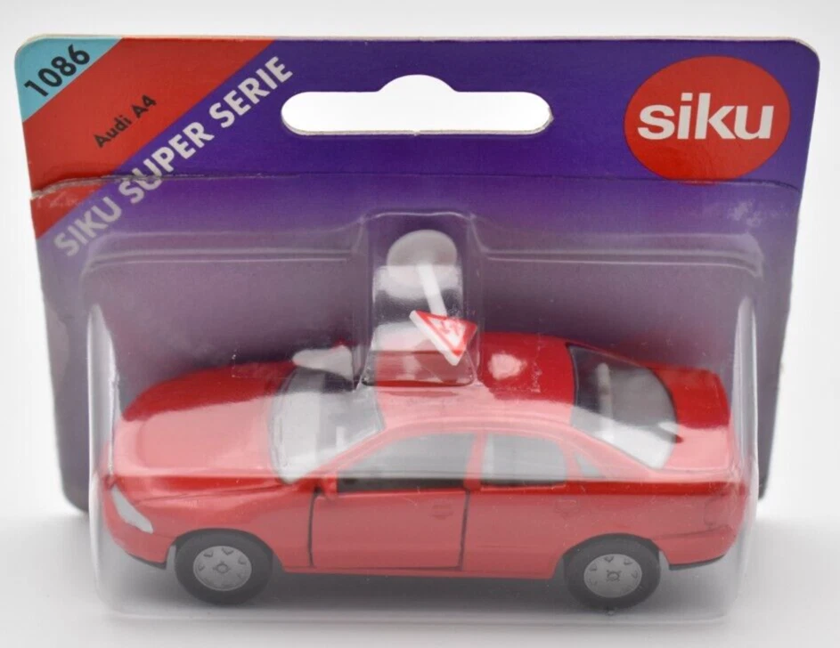 SIKU 1086 Audi A4 red 1:55. metal. blister card. Germany - Image 1 of 1