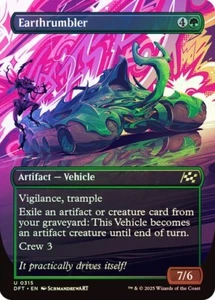 Earthrumbler (Borderless) 315 Foil NM MTG Aetherdrift Magic - Picture 1 of 1
