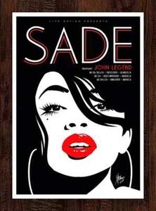 Sade & John Legend Live Nation California 2011 Limited Gig Art Print AP 17x24 - Picture 1 of 1