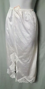 Ventura  White  HALF SLIP 28" LONG SIZE 2X  32-38" WAIST - Picture 1 of 4