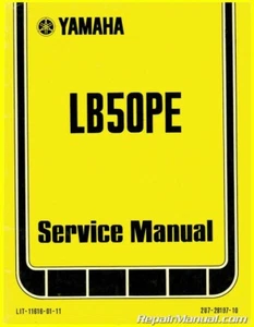 1978-1982 Yamaha LB50P Chappy Scooter Service Manual - Picture 1 of 1