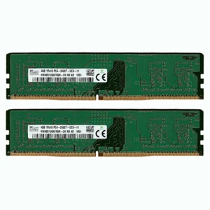 2x SK hynix 4GB 1RX16 PC4-2400T DDR4 19200MHz 288Pin UDIMM Desktop Memory RAM - Picture 1 of 3