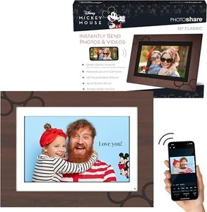 Disney Classic 10" PhotoShare Smart Digital Picture Frame by Simply Smart Home - Picture 1 of 7