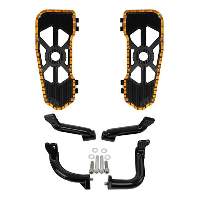 Estriberas del conductor estribo y soporte de montaje apto para Harley Electra Glide 14-24 Foto 1 de 4