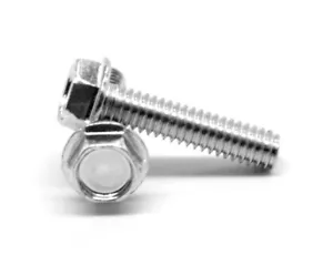 #10-24 x 5/8" Coarse Thread Rolling Screw Hex Washer Hd Zinc and Wax - Picture 1 of 1