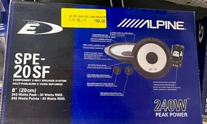 Alpine SPE-20SF Component 2 Way Speaker System - Picture 1 of 1
