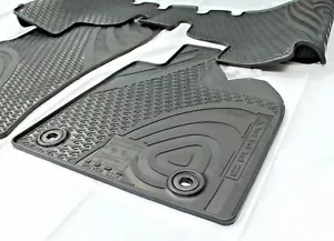 TOYOTA CAMRY FLOOR MATS RUBBER SET FRONT & REAR FROM NOV 2017> NEW GENUINE - Picture 1 of 8