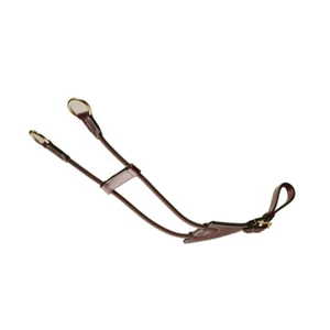 Selleria Equipe Elastic Martingale Attachment Fork BP13 Black/Brown/RedBrown/NM - Picture 1 of 2