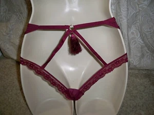 VICTORIAS SECRET CHEEKY SEHR SEXY QUASTE PFLAUME KIR GROSS NEU - Bild 1 von 4