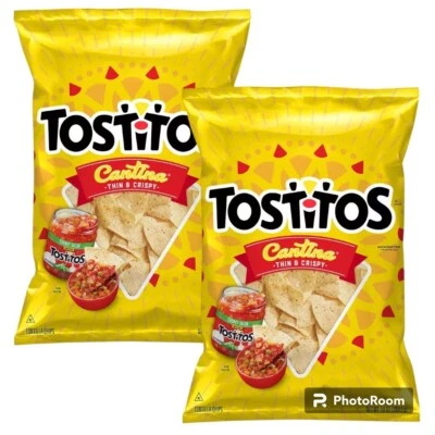 Tostitos CANTINA FINO Y CRUJIENTE Tortilla Chips Snacks 10 OZ (2 Bolsas) Foto 1 de 4