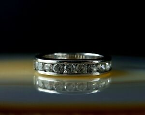 Ring Silber 925 Zirkonia Eternity Vorsteckring 17,2 mm
