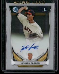 2014 Bowman Chrome Kendry Flores BCAP-KF Prospect Autographs  AU