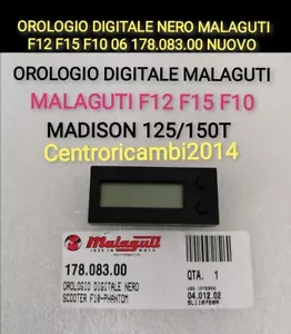 Orologio Digitale Malaguti F12 F15 F10 MADISON 125/150 T Centro SL 178.083.00 - Foto 1 di 2
