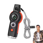 7 In1 Whistle W/ Compass&Thermometer Outdoor Emergency Survival Gear W/String