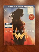 Wonder Woman (2017) 3D Blu-ray Best Buy exclusive Slipcover + Trading Cards