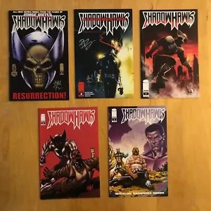 Shadowhawk (Image 2010) 1 2 3 4 5 Complete Series SIGNED Rodriguez Templesmith - Picture 1 of 17