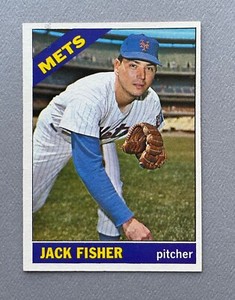1966 Topps Baseball Jack Fisher #316 New York Mets Vintage Card