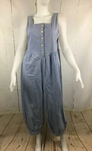 Vintage Misty Lane Cotton Jumpsuit Romper Pockets W/Balloon Legs Sz. 11/12 - Picture 1 of 24