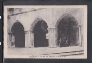 Cartolina Ancona Arcata del Palazzo di Prefettura ANIMATA M456 - Imagen 1 de 1