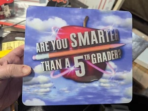 ARE YOU SMARTER THAN A 5th GRADER Card Game with CD & Storage Tin Lunch Box 100% - Picture 1 of 14