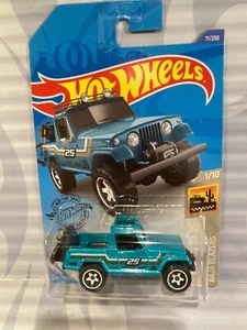 2020 HOT WHEELS ''BAJA BLAZERS'' #71 = `67 JEEPSTER COMMANDO = TEAL ,int - Picture 1 of 2