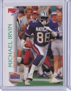 1992 PROSET FOOTBALL #409 MICHAEL IRVIN DALLAS COWBOYS HOF ID44 - Picture 1 of 2