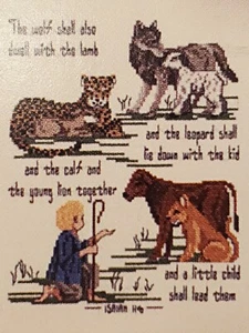 Omnibook of Inspirations Christian Bible cross stitch pattern booklet 107 design - Picture 1 of 12