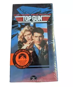 Top Gun VHS Factory Sealed Paramount 1987 VHS Tape tom cruise - Picture 1 of 7