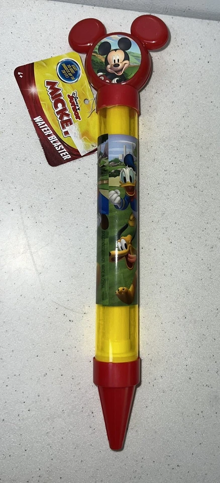 Disney Mickey Mouse Water Blaster Squirt Gun Pool Beach Toy 12” MR94B