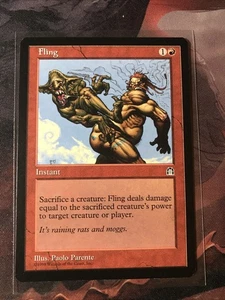 MTG Fling Stronghold NM - Picture 1 of 2