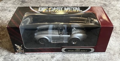 NUEVO 1964 Shelby Cobra 427 S/C - Escala 1:18 Die Cast Metal Edición Deluxe Foto 1 de 4