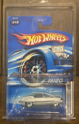 2005 Hot Wheels первое издание 19/20 прототип Alfa Romeo B.A.T. 9 с защитой - Изображение 1 из 2
