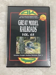 Great Model Railroads Vol 65 DVD Greeley Freight Station Allen Keller Production - Imagen 1 de 3