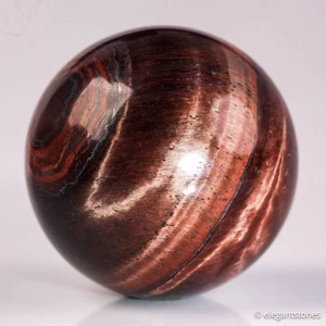 59g35mm Esfera Ojo de Tigre Rojo Bola de Cristal Cuarzo Natural Piedras Preciosas Curativas Chakra - Imagen 1 de 10