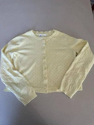 Cárdigan amarillo Gap talla XXL para niñas Foto 1 de 3