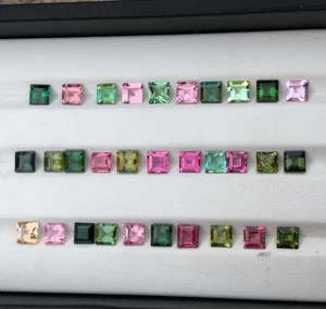 Stunning multi tourmaline beautiful color good quality 31 pieces 23.65 carat - Picture 1 of 7