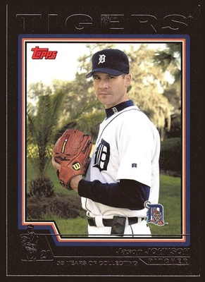 Jason Johnson Detroit Tigers 2004 Topps Black #533 SN /53 - Image 1 of 2