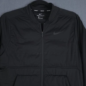 Nike Golf Aeroloft Giacca Uomo Large Nera Leggera Full Zip 932235-010 - Foto 1 di 11