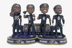 Baltimore Ravens 2023 AFC North Division Champions Mini FoCo Bobblehead NFL - Picture 1 of 6