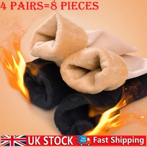 1/4Paare Damen Winter-Schneestiefelsocken Warme Plüsch-Thermosocken Weiche Dicke - Bild 1 von 22
