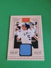 GEORGE BRETT  - 2013 PANINI GOLDEN AGE MUSEUM AGE MATERIAL CARD  #7