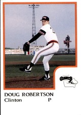 1986 Clinton Giants ProCards #22 Doug Robertson Upland California Baseball Card